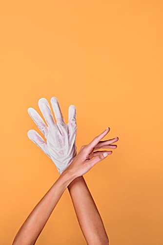 Iroha Nature - Reparierende handmaske handschuhe | Pfirsich und Sheabutter | Hydratation und Reparatur für beschädigte und rissige Hände | Vegan und 93% natürliche Inhaltsstoffe | Sachet 20ml 2 Stk.