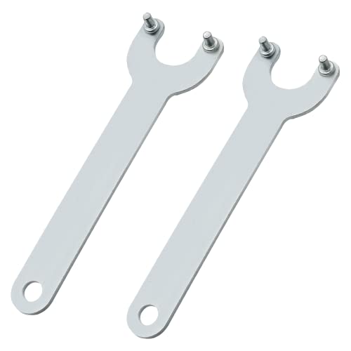 Kyuionty Angle Grinder Replacement Wrench, Flange Angle Spanner Wrench Replacement Parts (2 Pcs)