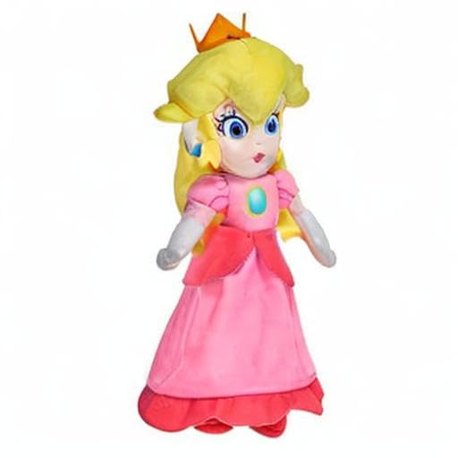 WHITEHOUSE LEISURE Super Mario Bros - Peluche Princesa Peach 35cm Calidad Super Soft