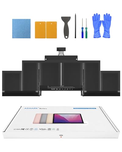 ASMARK Macbook Pro A1398 バッテリー 交換 適用 15インチ (Mid 2015,Mid 2014,Late 2013) A1494/A1618 バッテリー Retina 15-inchのサムネイル
