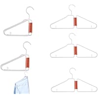 Folding Clothes Hangers 5pcs Coat Hangers for Travel Closet Dorm Space Saving Towel Rack