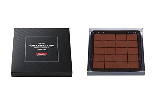 ROYCE' Nama Chocolate "Ghana Bitter" - Bitter Chocolate from Ghana | Gourmet Snack for Gifting & Indulging | Japanese Chocolate from Hokkaido (20 Pieces of Chocolate)