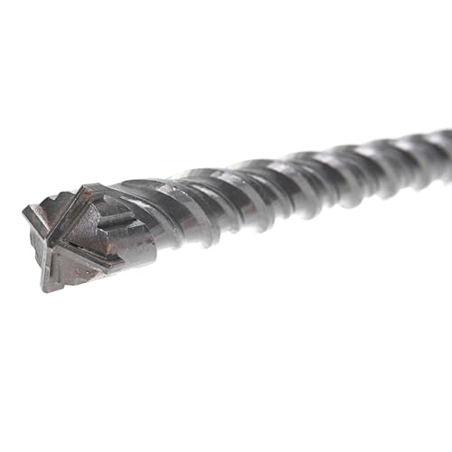 Lawazim Hammer Drill Bit - 12x400mm - SDS Rotary Twist Bit for Concrete, Masonry, Stone, Metal, Wood, PVC, Fiberglass - Twin Twist Spiral Design for Fast Dust Removal - Durable for DIY and Pro Use