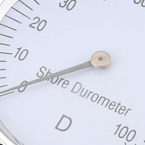 Durometer Shore Tester, Rubber Tire Hardness Tester for Shore A/O/D Type 0-100 HA, for Leather Wax Polyester Rubber Material