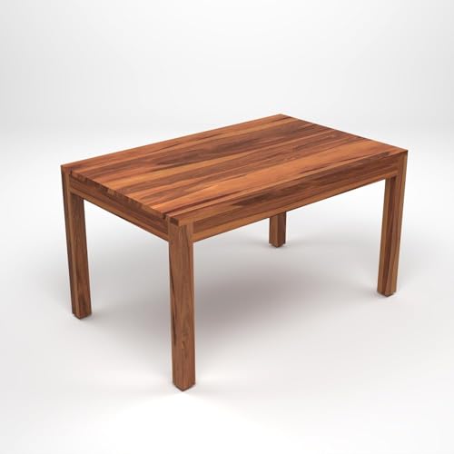 Image of Luxury Solid Sheesham Wood 6 Seater Dining Table Set with Cushioned Chairs | Wooden 6 Seater Dining Table with 6 Chairs | Premium Home Furniture| Hotels Restaurant (Finish Type-Honey)