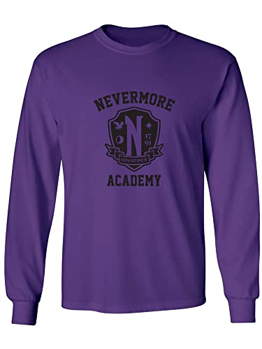zerogravitee Nevermore Academy Adult Long Sleeve T-Shirt