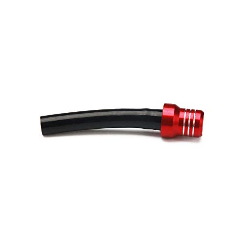 Image of Motorcycle Gas Cap Vent Hose Fuel Tank Tube Breather CNC for CRF50 CRF110 CFR125 CRF150 CRF250 CRF450 XR50 XR150 TRX90 TRX250 Dirt Pit Bike ATV Red
