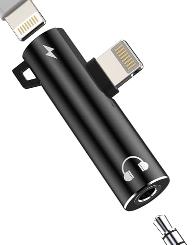 Lightning - 3.5mmwbhzWbNA_v^[ AUX[dXvb^[P[u (2C1) iPhone 14 13 12 Pro Maxp AppleI[fBIRlN^[Cz iPadp ԍڃwbhZbgA_v^[ Cz h