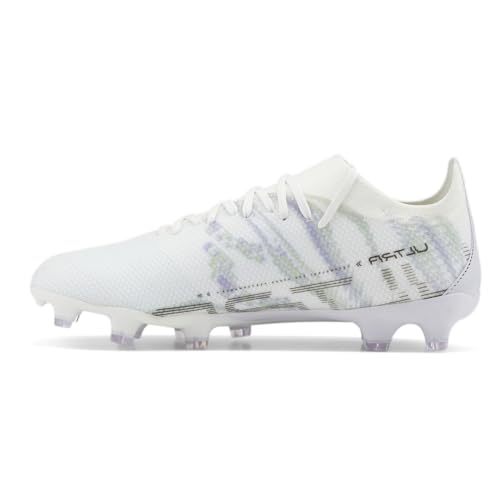 PUMA Womens Ultra Match Brilliance Firm GroundArtificial Ground Soccer Cleats Cleated, Firm Ground - White3