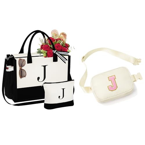YOOLIFE Initial Tote Bag and Initial Belt Bag