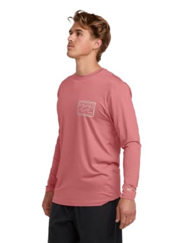 Billabong Men's Crayon Wave Loose Fit Long Sleeve Rashguard 50+ Uv Protection3