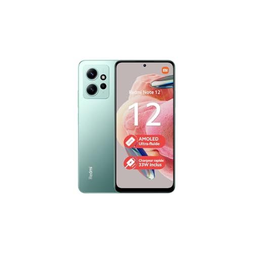 Xiaomi Redmi Note 12 128GB Handy, grün, Mint Green, Android 13, Dual SIM (Reacondicionado)