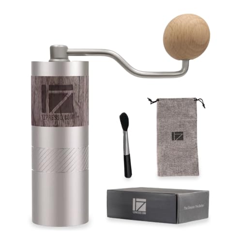 1Zpresso Q Manual Coffee Grinder - Crank Handle with Stainless Steel Conical Burr, suitable for Drip, French Press, Cold Brew, Travel, Camping