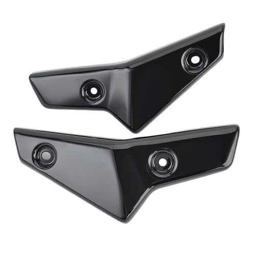 WUTBHGQXWIP Carénage de Panneau de Couvercle latéral de radiateur Compatible avec Le carénage de Moto Street Triple 765 RS 765R 2020 – 2022(Bright Black)