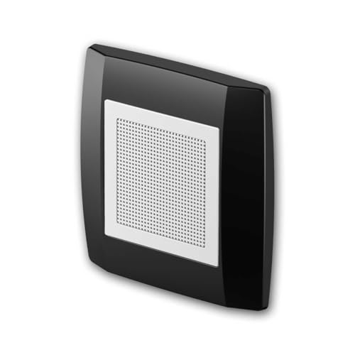 TEM Altavoz Adicional LOGIQ, para Ampliar la Radio empotrada LOGIQ, Funcionamiento Mono, Profundidad de instalación 32 mm, se Entrega con Marco de 1 vía Bold, Negro