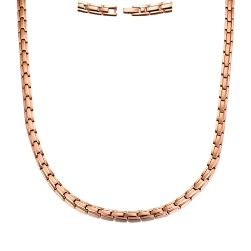 myaddiction Uni Stainless Steel Magnetic Therapy Necklace for Pain Relief Rose Gold Jewelry & Watches | Fashion Jewelry | Necklaces & Pendants