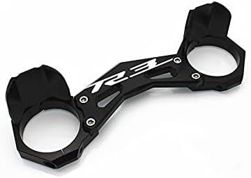 Accessories for Yamaha YZF R25 R3 Motorcycle Accessories Front Fork Bracket CNC Shock Absorber Damper Balance Brace for Yamaha R3 2014-2015 - (Color: Red)
