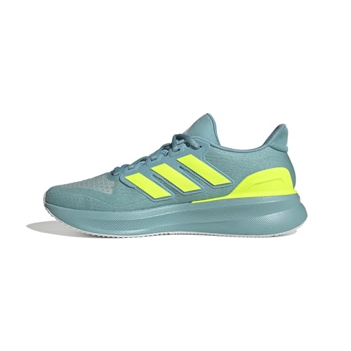 adidas Herren Ultrarun 5 Running Shoes Laufschuhe, Mint ton/Lucid Lemon/FTWR White, 46 EU