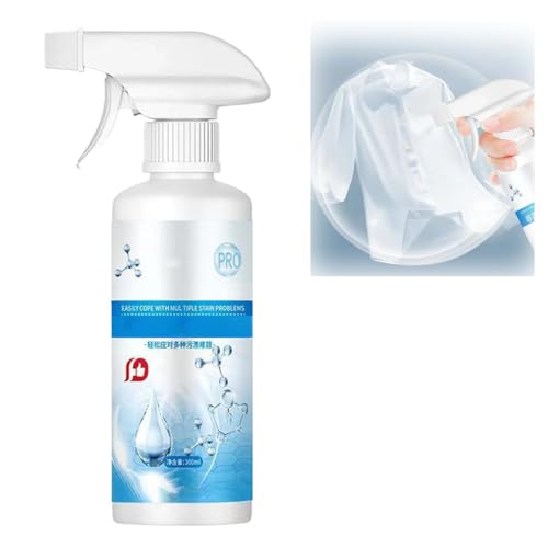 Spray Para Limpieza En Seco De Ropa, Spray Con Gatillo Para Pretratamiento, Potente Spray Quitamanchas Para Ropa, Limpiador De Ropa En Spray Penetrante, Elimina Manchas Difíciles 300 ml (1 PC)