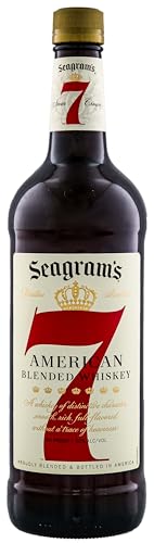 Seagrams I Seven Crown Whiskey I 1 Liter Flasche I American Blended Whiskey