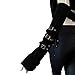 HeiBai Xiong Punk Arm Warmers For Women Goth Fingerless Grunge Gloves Arm Sleeves Y2K