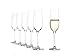 Produktbild Stölzle Lausitz Sektgläser Classic 190 ml I Schaumweingläser 6er Set Kristallglas I Sektkelche spülmaschinenfest I Sektglas-Set 6 Stück bruchsicher I wie mundgeblasen I höchste Qualität
