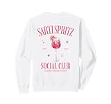 Sarti Spritz Social Club | Fondo Estampado de Aperitivo Team Rosa Sudadera