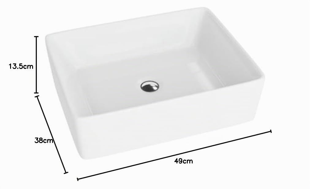 LAVITA LAVABO CERAMICA BIANCO 48 CM 473550