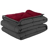 ROKDUK Weighted Blanket King Size 88x104 in 35 Pounds Cooling Weighted Comforter for Couples 1800 Br