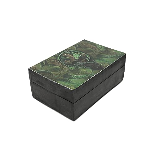 Soul Sticks Wooden 6x4 Box for Jewelry Memory Sage Incense Storage Spiritual Keepsake Box with Tree of Life Ganesha Santa Muerte Chakra Dream Catcher Design Decorative Gift Box (Celtic Cross)
