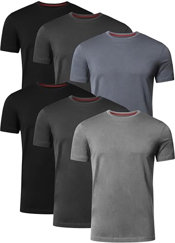FULL TIME SPORTS T Shirt Herren 6er Pack Tshirt FTS-634-PACK-T5-L