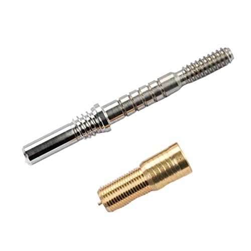 Colaxi Billiards Pool Cue Joint Pin Billiards Accessories, Easy Install, Sturdy Part Accessory Metal Lightweight Pool Cue Joint Screws Shaft Fittings, for Vp2 Joint