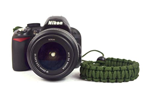 Image of Paracord Wrist Strap for robust hand grip to hold all DSLR camera /heavy gear /Binocular