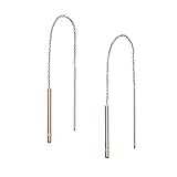 Skagen Damen-Edelstahl-Ohrringe mit Bügelverschluss