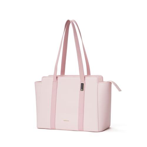 Image of MOKOBARA Women The Sunflower Work Tote Bag, Lightweight For Daily Use And Work With Luggage Sleeve And 14 inch Laptop Compartment