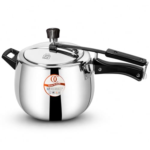 Image of Omichef Triply Stainless Steel Pressure Cooker Inner Lid | 3 Litre | ISI Certified, Induction & Gas Stove Compatible | Rust-Free, Durable & 100% Toxin Free