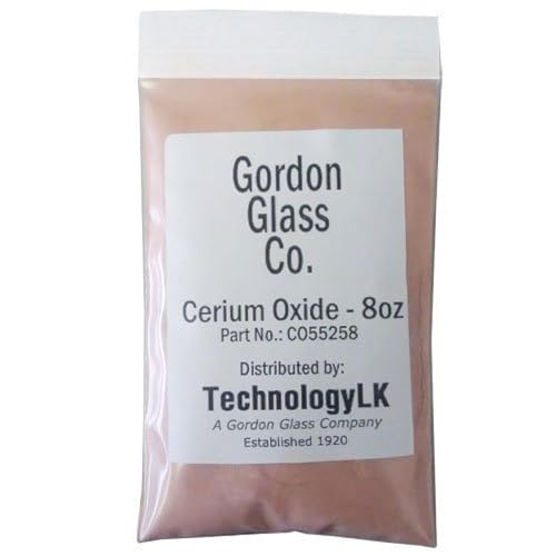 Gordon Glass Co. Cerium Oxide High Grade Polishing Powder - 8 Oz