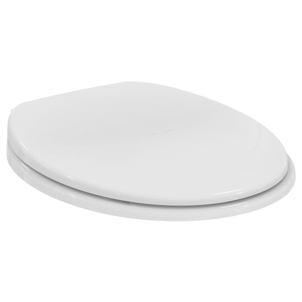 Ideal Standard Waverley Toilet Seat and Cover - White - Plastic U011801