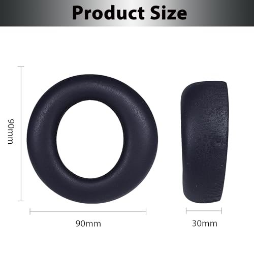Image of Adhiper PS5 Replacement Ear Pads Cushions for Sony PlayStation 5 Pulse 3D PS5 Wireless Headset, Ear Pads for Sony PS5 and Pulse 3D with Noise Isolation Memory Foam & Soft Protein Leather(Blue)