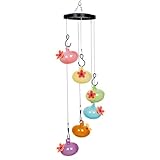 Hummingbird Feeder - Spiel mit 6 Feeder zum Trinken von Wasser, Windglocken, Leasingverträgen, Peirrojos, Spatzen und Wilden Vögeln. Ideal für und Parks.
