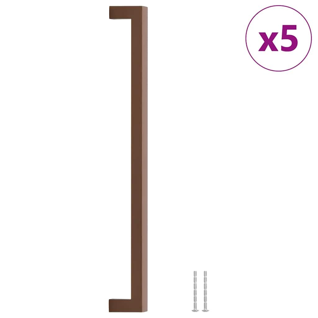 Uchwyty meblowe 5 szt. 320 mm stal szlachetna klamka drzwi do