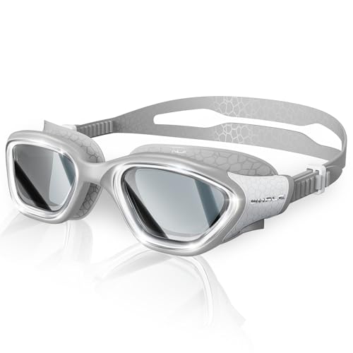 Image of Whale Swim Goggles, HD Anti-Fog Goggles, Unisex | 100% UV Protection | Anti-Fog Design Clear Wide-Angle Underwater View