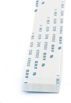 uxcell 30-pin Forward Direction FFC FPC Ribbon Flat Cable 0.5mm x 200mm 5 Pcs