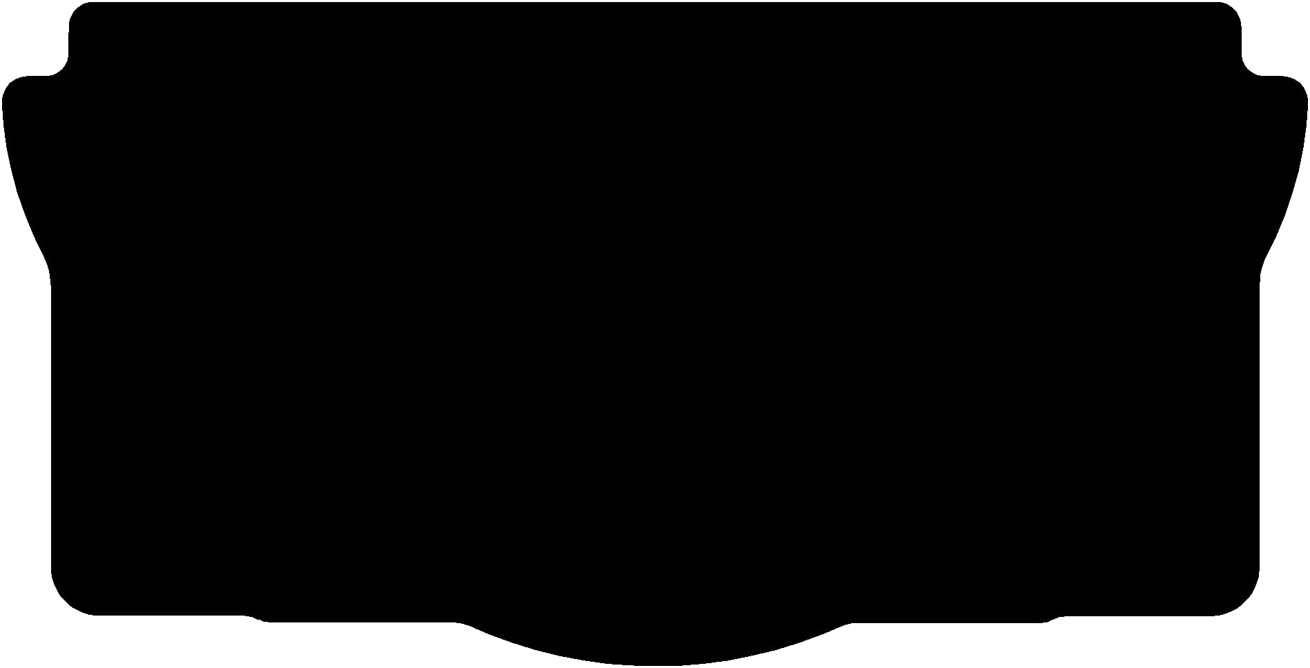 Tapis de Coffre Compatible avec Citroën C1 2005-2009 Correspondant à la Version: Compatible avec Les Versions de Coffre à Plancher Bas | Qualité: Basic
