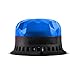 Y DIANS S LED Beacon Light 120dB 9 Tones 2 Flashing Modes Blue Strobe Lights with Bolted Base for Vehicles, Truck, Forklift, Workshop Emergency SLA-090-II DC24V