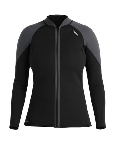 Chaqueta de traje de neopreno NRS Ignitor para mujer 2mm - Negro/XS