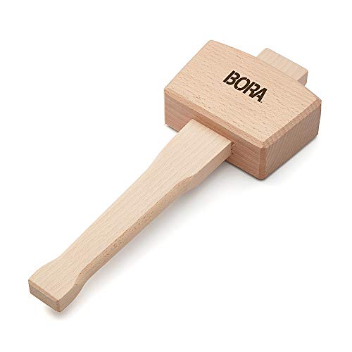 Wooden Mallet 4 ½” Bora 540049, The Well-Balanced Beechwood Woodworking Mallet That’s Ideal for Solid, Damage-Free Striking #1