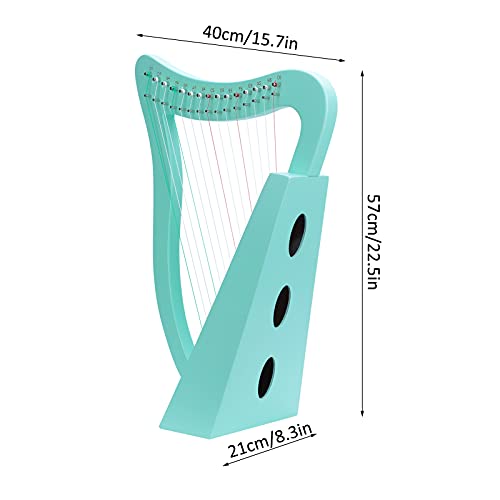 Klassieke harp, harpinstrumenten Orkestrale snaarinstrumenten Harp voor nieuwe leerlingen 15-snarige harp voor beginners… - Image 7