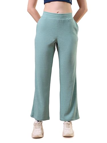 Image of TECHNOSPORT Women's Relaxed Fit Mid Rise Track Pant