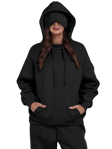 Amazon.com: SeSe Code Hoodie with Eye Mask Travel Airplane Unisex